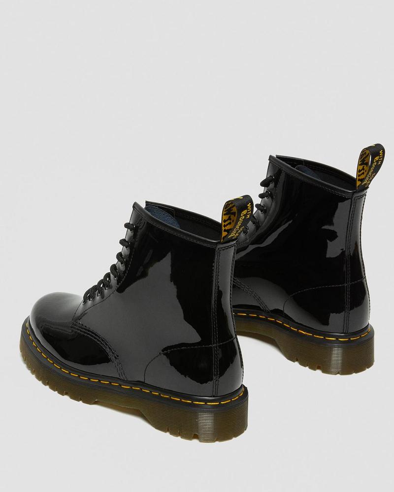 Dr Martens 1460 Bex Lak Leren Veterlaarzen Heren Zwart | NL 305ZUT